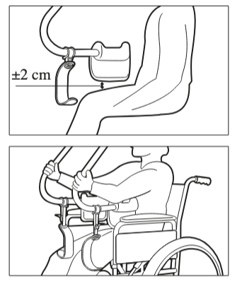 Tillen vanuit zittende houding